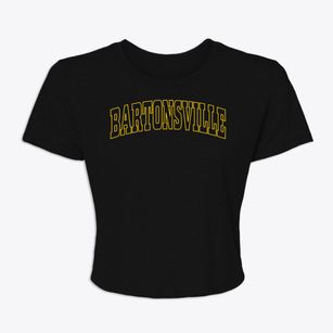 Bartonsville Maryland Trendy Block Women's Crop Top