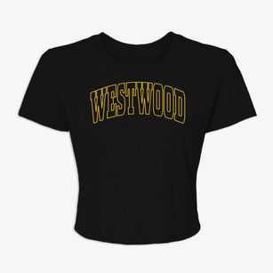Westwood Kansas Trendy Block Women's Crop Top