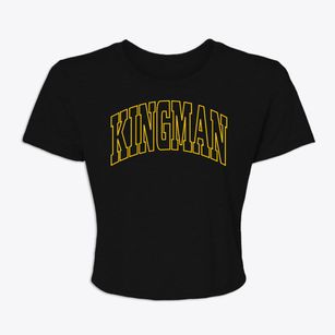 Kingman Arizona Trendy Block Women's Crop Top