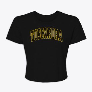 Tuscarora Pennsylvania Trendy Block Women's Crop Top