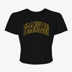 Franklin Indiana Trendy Block Women's Crop Top