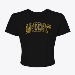 Empire City Oklahoma Trendy Block Women's Crop Top