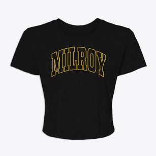 Milroy Indiana Trendy Block Women's Crop Top