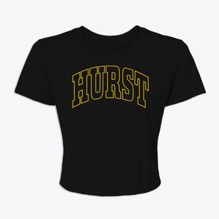 Hurst Illinois Trendy Block Women's Crop Top
