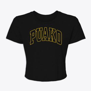 Puako Hawaii Trendy Block Women's Crop Top