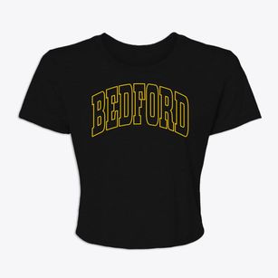 Bedford New Hampshire Trendy Block Women's Crop Top