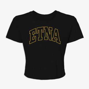Etna California Trendy Block Women's Crop Top
