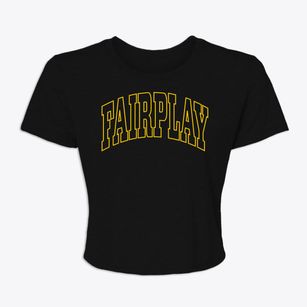 Fairplay Colorado Trendy Block Women's Crop Top