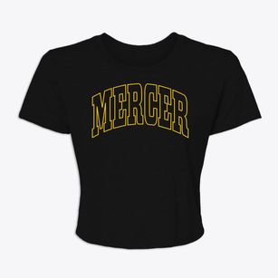 Mercer Maine Trendy Block Women's Crop Top