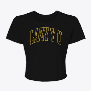 Lazy Y U Arizona Trendy Block Women's Crop Top