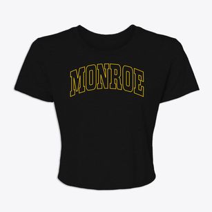 Monroe Pennsylvania Trendy Block Women's Crop Top