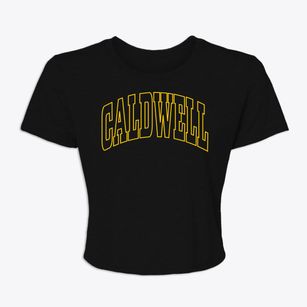 Caldwell Arkansas Trendy Block Women's Crop Top