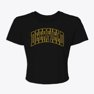 Deerfield Illinois Trendy Block Women's Crop Top