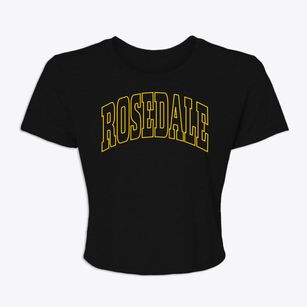 Rosedale Maryland Trendy Block Women's Crop Top
