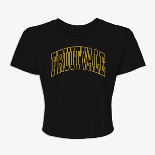 Fruitvale Texas Trendy Block Women's Crop Top