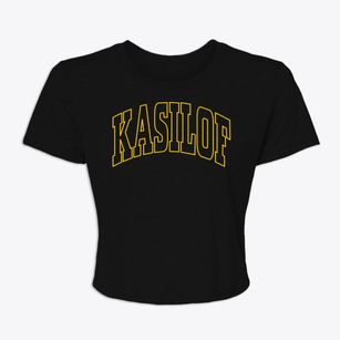 Kasilof Alaska Trendy Block Women's Crop Top