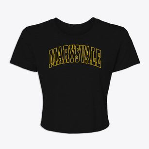 Marysvale Utah Trendy Block Women's Crop Top