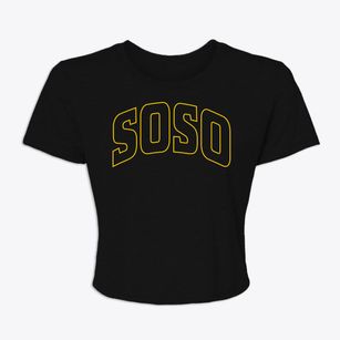 Soso Mississippi Trendy Block Women's Crop Top