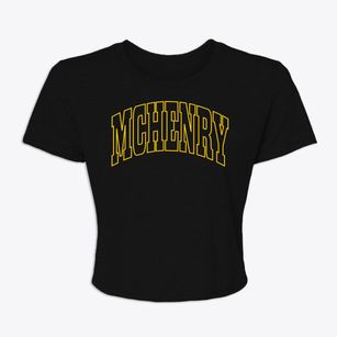 Mchenry Kentucky Trendy Block Women's Crop Top