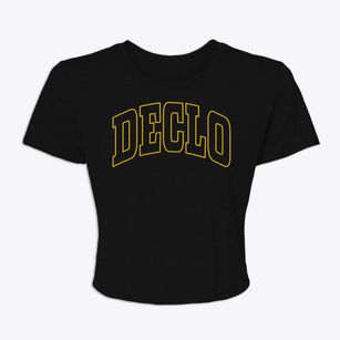 Declo Idaho Trendy Block Women's Crop Top