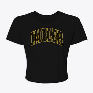 Imbler Oregon Trendy Block Women's Crop Top