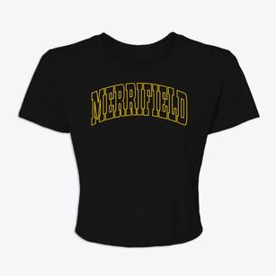 Merrifield Virginia Trendy Block Women's Crop Top