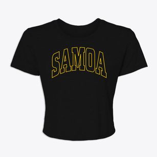 Samoa California Trendy Block Women's Crop Top