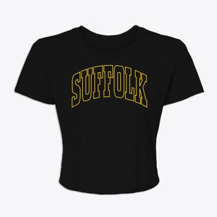 Suffolk Virginia Trendy Block Women's Crop Top