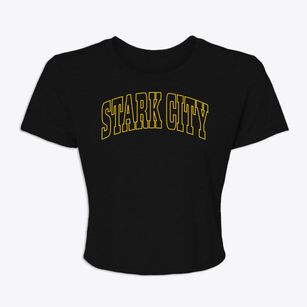 Stark City Missouri Trendy Block Women's Crop Top