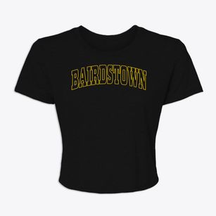 Bairdstown Ohio Trendy Block Women's Crop Top