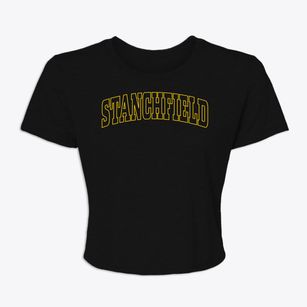 Stanchfield Minnesota Trendy Block Women's Crop Top