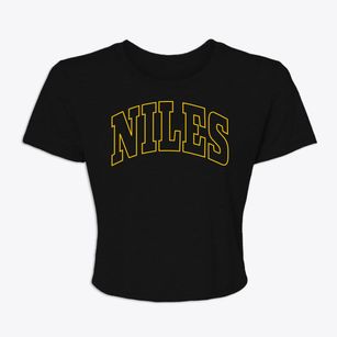 Niles Michigan Trendy Block Women's Crop Top
