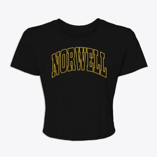 Norwell Massachusetts Trendy Block Women's Crop Top