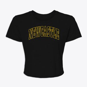 Newcastle Oklahoma Trendy Block Women's Crop Top
