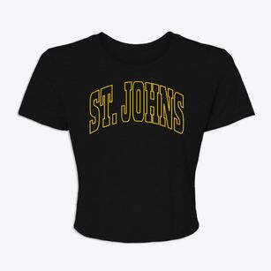 St. Johns Michigan Trendy Block Women's Crop Top
