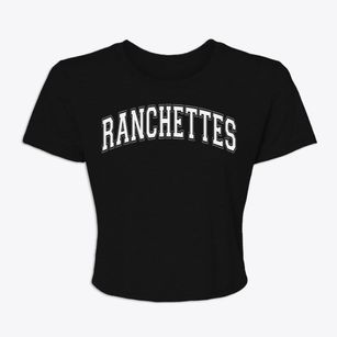 Ranchettes Wyoming Varsity Women's Crop Top