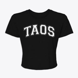 Taos New Mexico Varsity Women's Crop Top