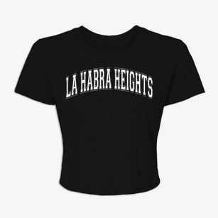 La Habra Heights California Varsity Women's Crop Top