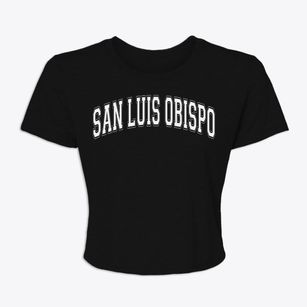 San Luis Obispo California Varsity Women's Crop Top