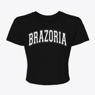 Brazoria Texas Varsity Women's Crop Top