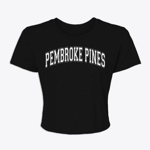 Pembroke Pines Florida Varsity Women's Crop Top
