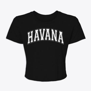 Havana Florida Varsity Women's Crop Top