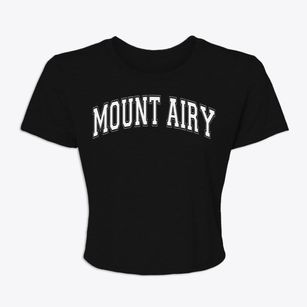 Mount Airy Georgia Varsity Women's Crop Top