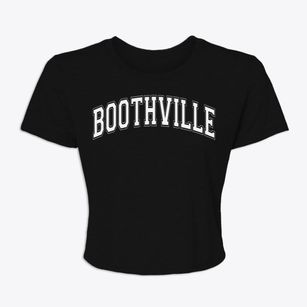 Boothville Louisiana Varsity Women's Crop Top