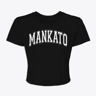 Mankato Kansas Varsity Women's Crop Top