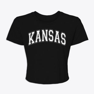 Kansas Illinois Varsity Women's Crop Top