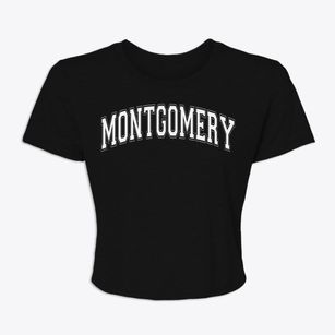 Montgomery Louisiana Varsity Women's Crop Top