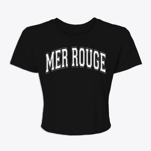 Mer Rouge Louisiana Varsity Women's Crop Top