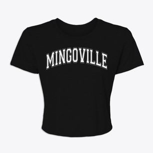 Mingoville Pennsylvania Varsity Women's Crop Top