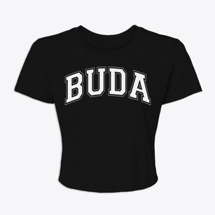 Buda Illinois Varsity Women's Crop Top